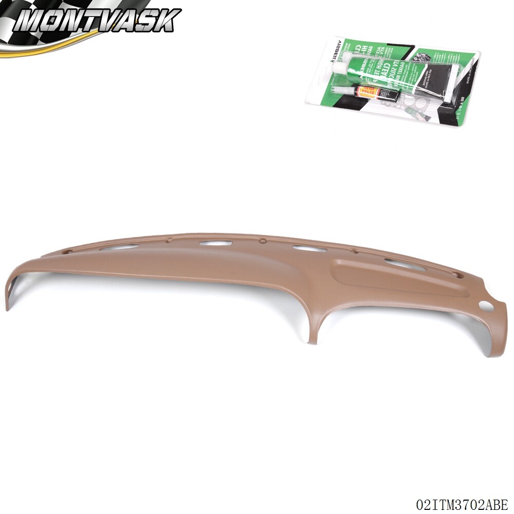Fit For 98 2001 Dodge Ram 1500 2500 3500 Molded Beige Dash Pad Cap fit-for-98-2001-dodge-ram-1500-2500-3500-molded-beige-dash-pad-cap
