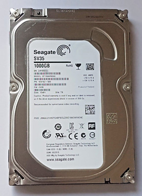 1 TB SATA Seagate SV35 ST1000VX000 7200rpm 64MB HDD 3.5'' internal Festplatte