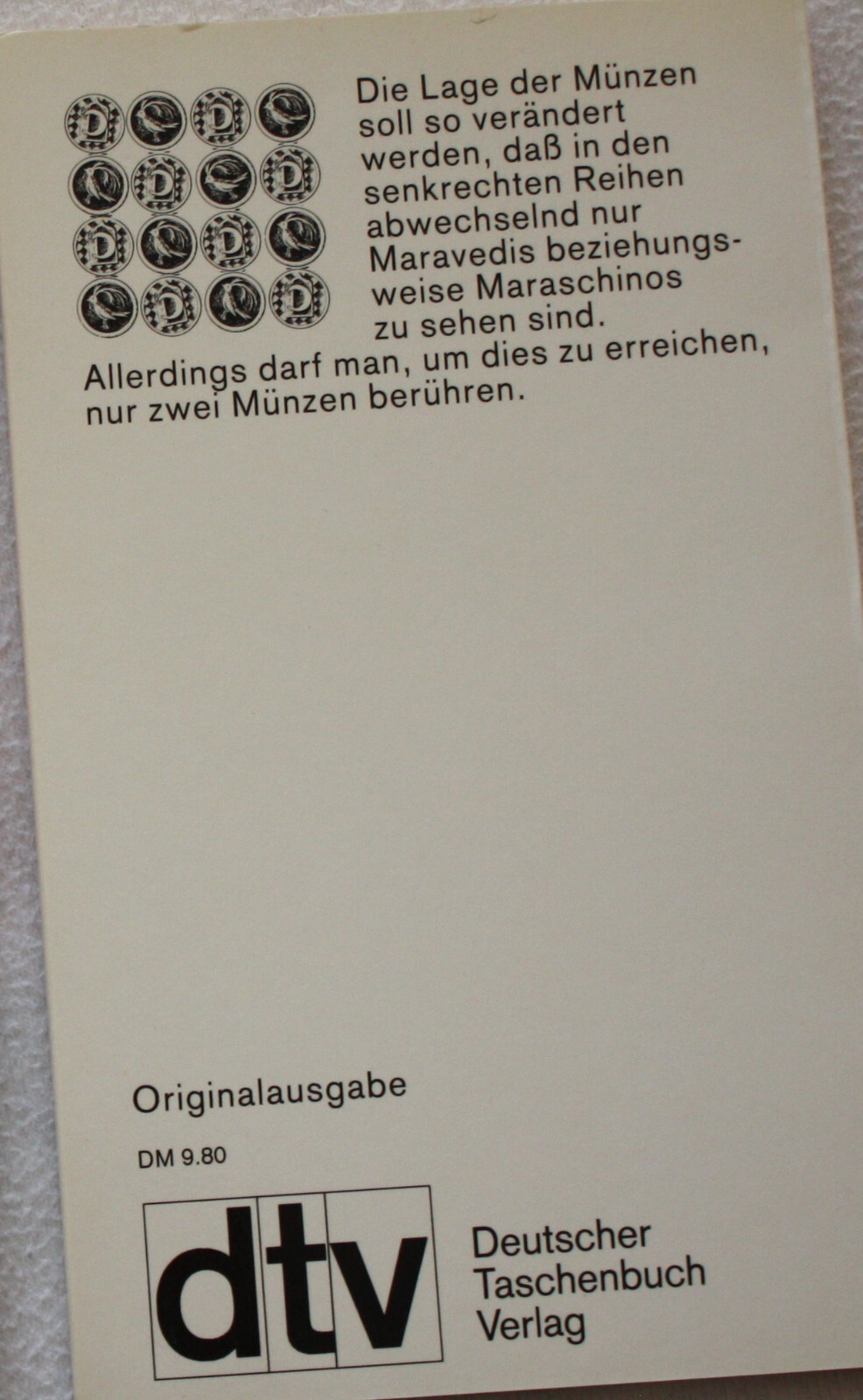 Thumbnail - Wie Sindbad Seinen Kopf Verlor. 101 Denkspiele Mit Münzen. Werneck,