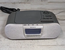 SONY Dream Machine ICF-CD830 Clock Radio CD Player Silver PARTS/REPAIR