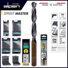 Alpen HSS Sprint Master Metallbohrer 1,0-13,0...