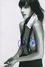 Clotilde Courau Autogramm signed 20x30 cm Bild s/w