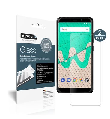 dipos I 2X Pellicola Protettiva Compatibile con Wiko Lenny
