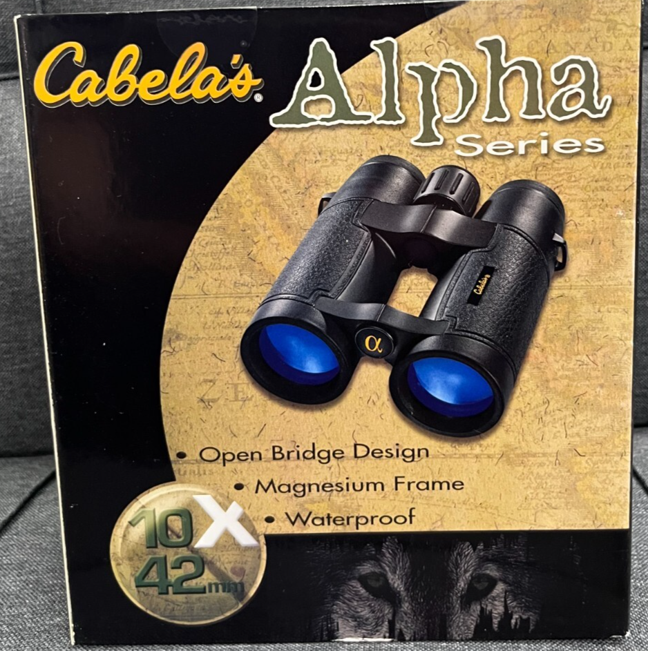 Cabela's Alpha Series 10x 42mm Binocular Waterproof Magnesium
