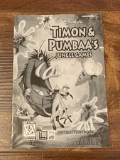 Timon & Pumbaa's Jungle Games SNES Super Nintendo Instruction Manual Only 