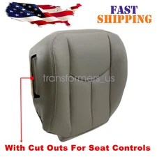 For 2003 2004 2005 2006 Chevy Tahoe Suburban Driver Bottom Power Seat Cover Gray