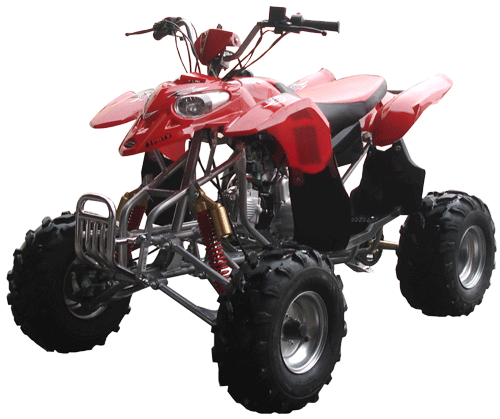 PEACE SPORTS MID SIZE ATV TPATV06 110CC 125CC RIGHT SIDE METAL FOOT REST OEM PAR - Picture 3 of 3