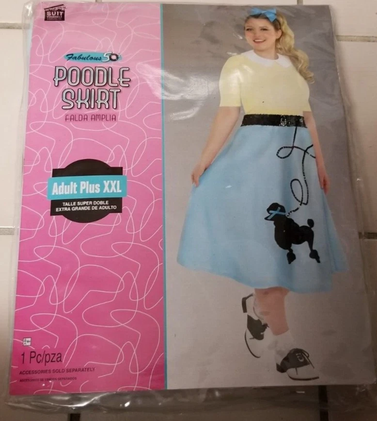 Women's plus size clearance poodle skirt costume
