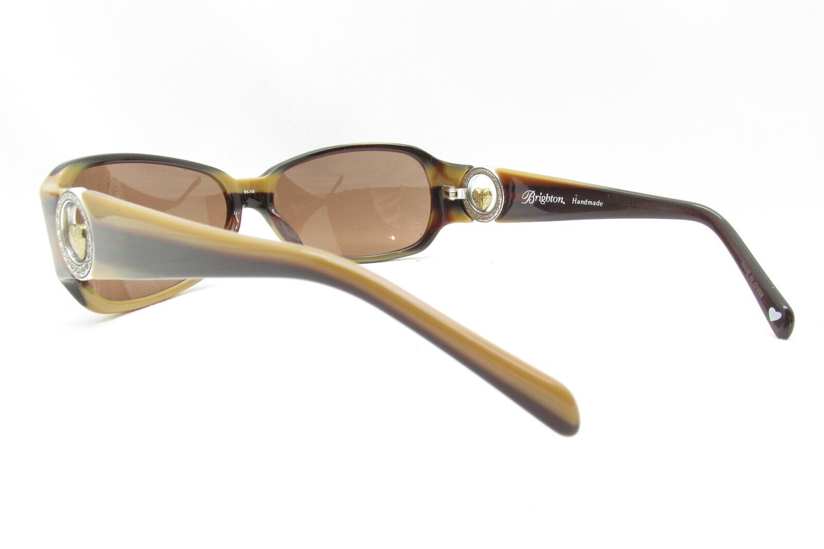 BRIGHTON HEART OF GOLD DESIGNER WRAP HANDMADE SUNGLASSES 61  display picture 3