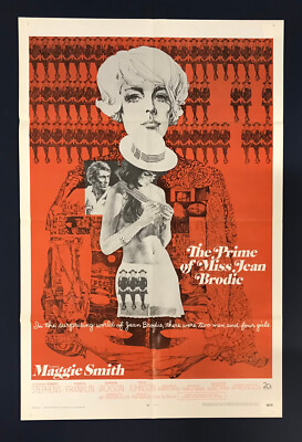 PRIME OF MISS JEAN BRODIE (1969) Original Folded Movie Poster