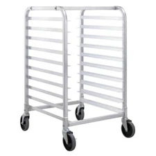 Prepline SPR-10 10-Tier Heavy Duty Aluminum Steam Table / Bun Pan Sheet Pan Rack