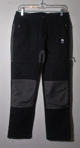 BORIKEN Black "Hi Tech Outdoor Gear" Cargo Pants Men's Size M 32X31