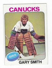 1975-76 TOPPS GARY SMITH #115 VANCOUVER CANUCKS