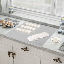 NEW 24X20in Chopping Cutting Board Counter Stainless Steel w/Front Overhang US