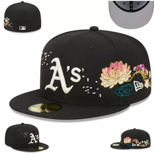 Neu Oakland Athletics Baseball Ära Mütze 59FIFTY eng anliegende Mütze -5950-16 - Bild 6 von 41