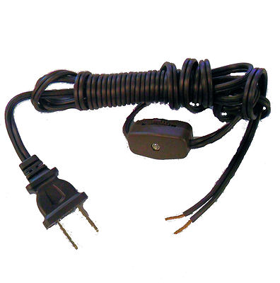 8' Brown cord w/line switch   SPT-2    TR-2950