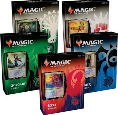 Guilds Of Ravnica Guild Kits Set Of 5 Unopened CASE Magic: the Gathering GK1