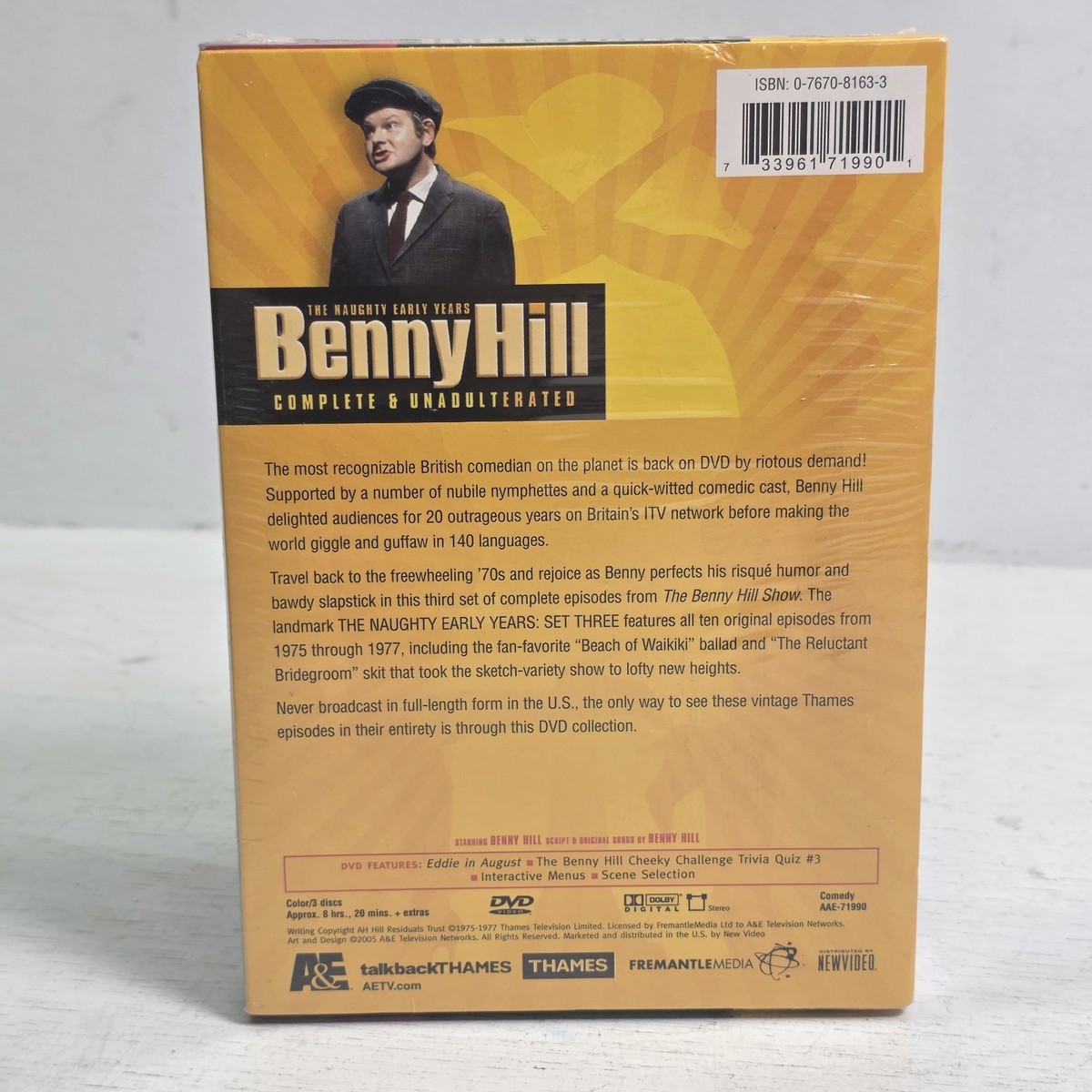 その他 Benny Hill Set 3: Naughty Years - Comp & Unadult [DVD] Benny Hill Naughty Early Years Set 3 Complete & Unadulterated 3