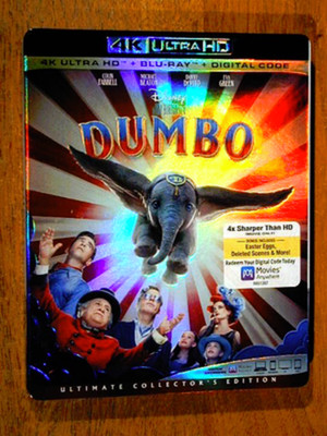 Dumbo: 4K UHD/Blu-Ray/Digital/Slipcover--Danny De Vito--BRAND NEW & SEALED