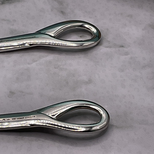 Tiffany & Co. Elsa Peretti Padova Fork And Spoon Set, 925 Sterling. Box & Pouch. - Picture 13 of 24