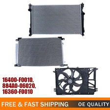 New Radiator Ac Condenser And Fan 2018-2024 For Toyota Camry 2.5l Non-hybrid New Radiator Ac Condenser And Fan 2018-2024 For Toyota Camry 2.5l Non-hybrid