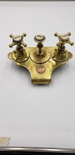 Antico rubinetto ottone miscelatore gambi Co. vittoriano edoardiano Ocean Liner nave 