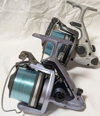 SHIMANO Super Aero 5000 DAIWA Power Caster-S 30T Spinning Reel Used Japan