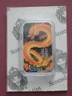 USA Scottsdale Mint 2025 1 oz silver bar ORANGE DRAGON Ser# 1746