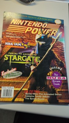 Nintendo Power Vol 71 Featuring Star Gate w/poster and inserts *used*
