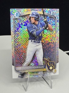 YOPHERY RODRIGUEZ 2025 BOWMAN CHROME 1ST MINI DIAMOND REFRACTOR