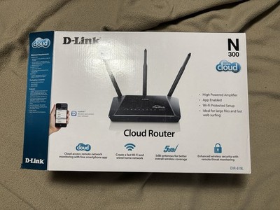 D-Link N300 DIR-619L Router - Cloud Router - Powers On! Untested!