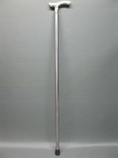 stainless Steel Cane Style silver Luxury Tactical Handmade Walking Stick hiking