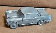 1974 Banthrico VTG Metal Car Bank 1957 Chevy Die Cast Bank car 1