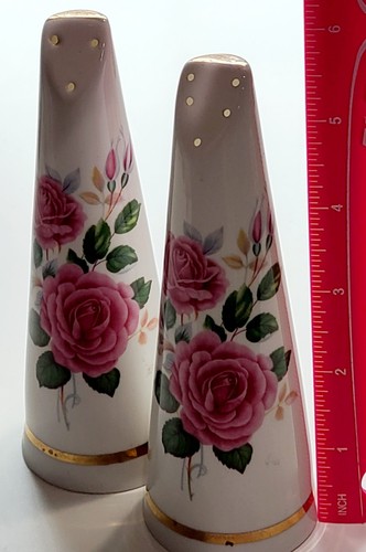 Liverpool Rd Keramik Salz & Pfefferstreuer Rosa Blumenmuster - Bild 5 von 5