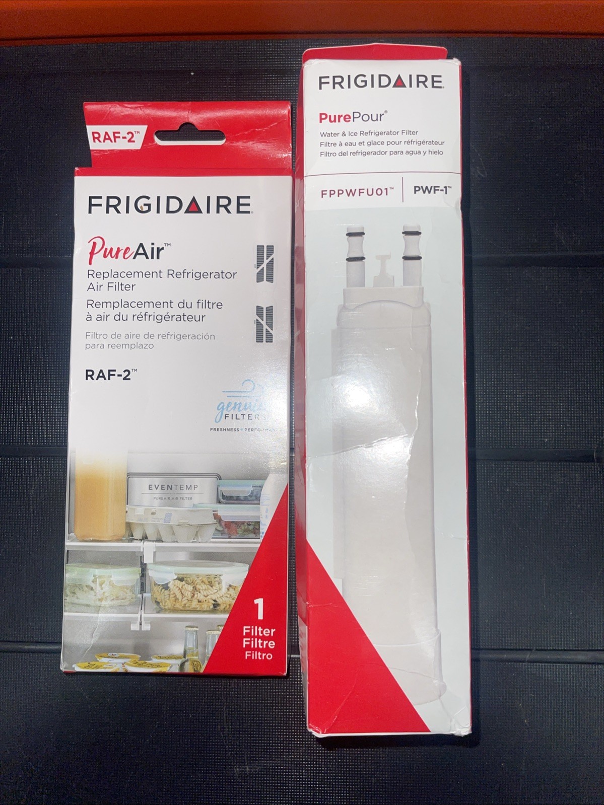 Frigidaire PurePour Water and Ice Refrigerator Filter And Replacement Air Filter