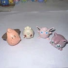 Lot of 4 TOMY Pokémon Clefairy,Wigglytuff Jiggypuff,Igglybuff Nintendo Vintage