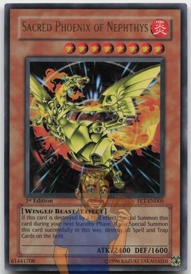 Heiliger Phönix von Nephthys FET-DE005 Ultra Rare 1. Auflage MP Yugioh
