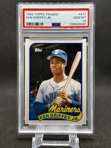 1989 TOPPS TRADED #41T KEN GRIFFEY, JR. -- RC -- ROOKIE -- PSA 10 GEM MINT