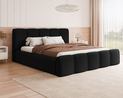 Polsterbett Lewis Holzrahmen Bettkasten Doppelbett Designer Schlafzimmer