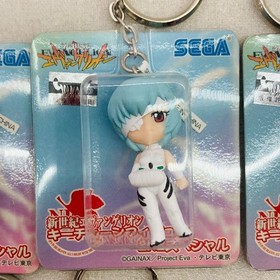 Neon Genesis Evangelion 2K2 Special Keychain Figure Set 10pcs SEGA New