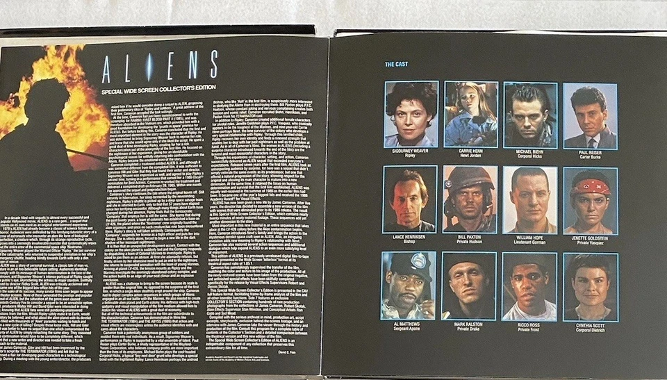 Aliens Box Set 4 Disc (LD 1986 LaserDisc) +Book Special Widescreen Collector Ed - Image 4 of 4