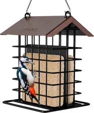 Suet Feeder for outside Hanging,Suet Bird Feeders for Outdoors,Suet Holder with