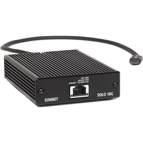 Technologies Solo 10G Thunderbolt 3 to 10GBASE-T Ethernet Fanless Adapter (SO... - Image 3 of 4
