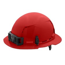 Milwaukee Tool 48-73-1229 Bolt Red Full Brim Vented Hard Hat W/6Pt Ratcheting