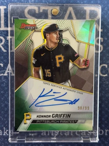 2025 Bowmans Best Konnor Griffin Auto /99 Green Ref. On Card SSP RC #B25-KG