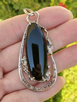 Native American Navajo Jeff James Jr. JJJ 925 Sterling Silver Pendant