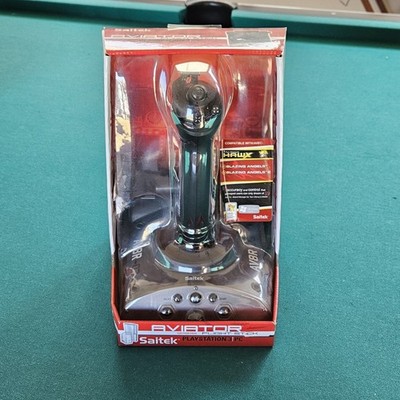 Saitek AV8R-03 Aviator Flight Stick SN-PS40U for Playstation 3 PS3/PC USB NEW