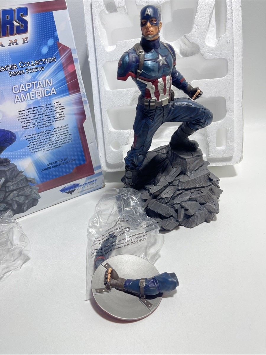 Marvel Premiere Captain America Statue 12 Inch Avengers Endgame