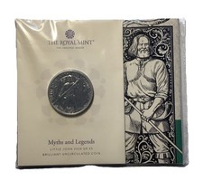 2024 Little John Myths and Legends UK £5 BU Coin, Sealed Royal Mint Pack