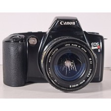 Canon EOS Rebel XS 35mm Film SLR Camera with Sigma 28mm f2.8 Mini-Wide II Lens